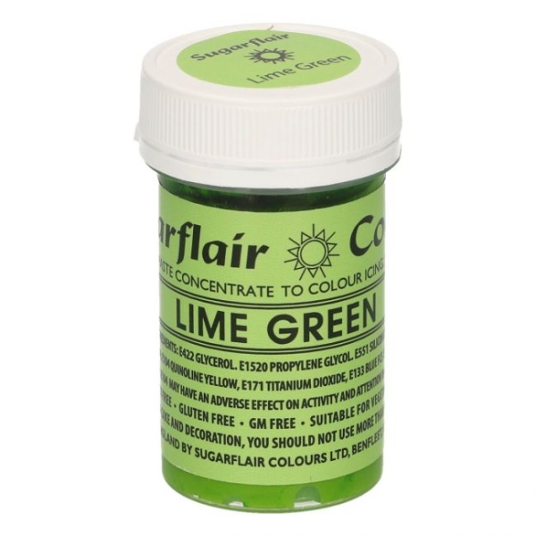 Konzentrierte Gelfarbe - Lime Green - enthält E171